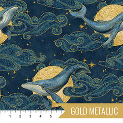 Moonbeam Feature in Navy Multi Shimmer