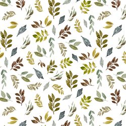 Scattered Leaves in Autumn