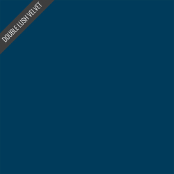 Double Lush Velvet Solid in Oxford Blue