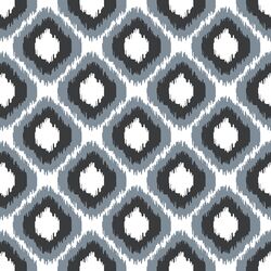 Small Wild Ikat in White