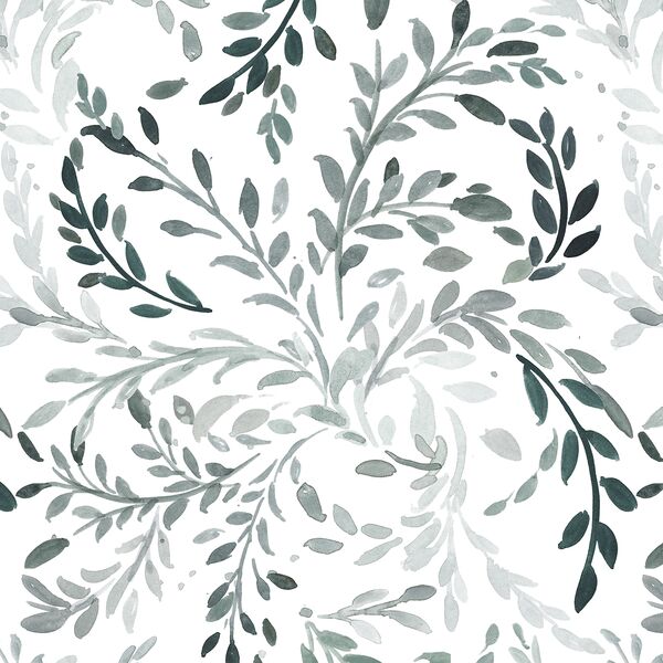 Willow Vines in Dusty Teal