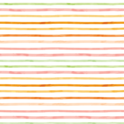 Watercolor Stripes in Spring