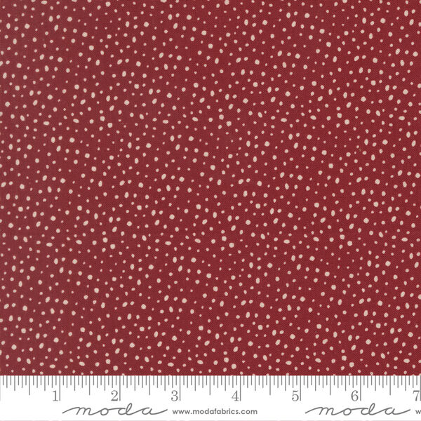 Flurry Dots in Cranberry