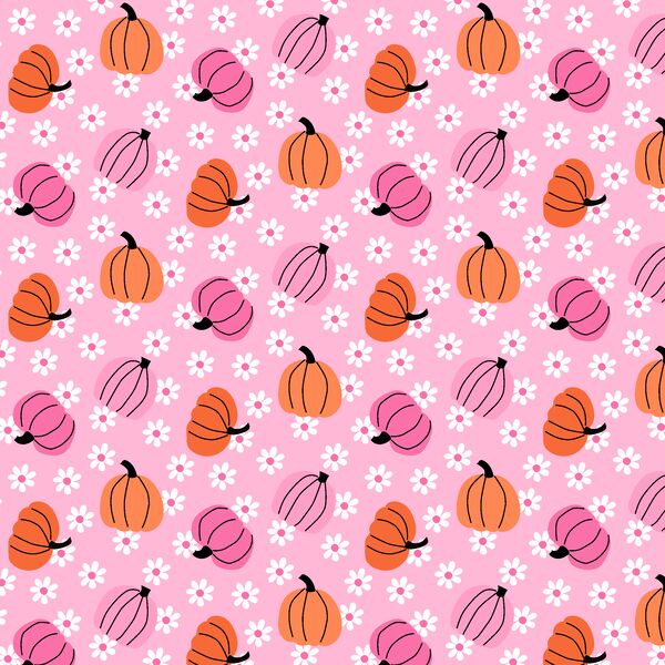 Pumpkin Garden in Candy Pink