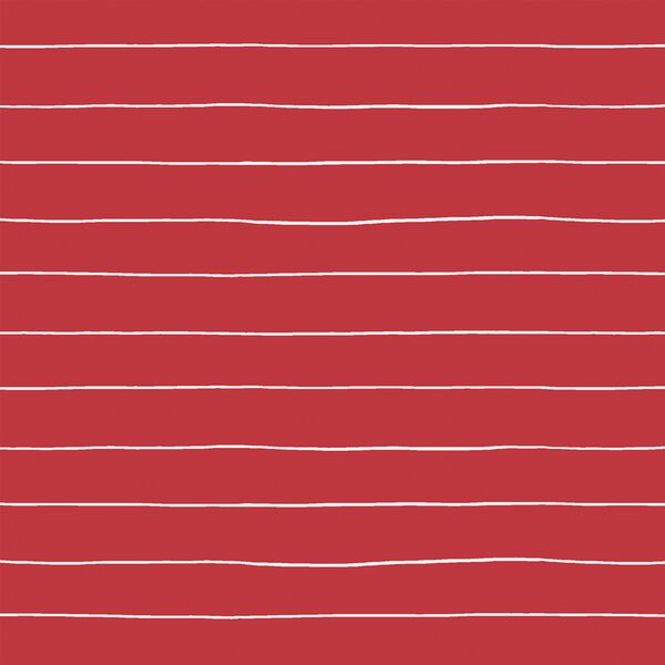 Stripe in Poinsettia