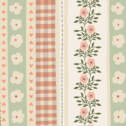 Large Ribbon Stripe in Spice