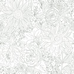 Paperie in Cactus Green on White