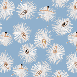 Ballet Dancers in Frost Blue