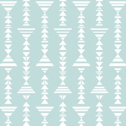 Tribal Stripe in Glacier Blue