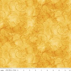 Painter's Watercolor Swirl in Gold