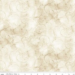Painter's Watercolor Swirl in Parchment