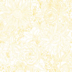Paperie in Golden Sun on White