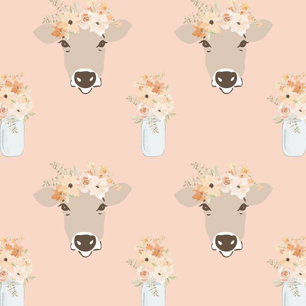 Clara Cow in Peony