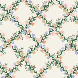 Floral Trellis in Cream