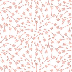 Arrows in Peony on White