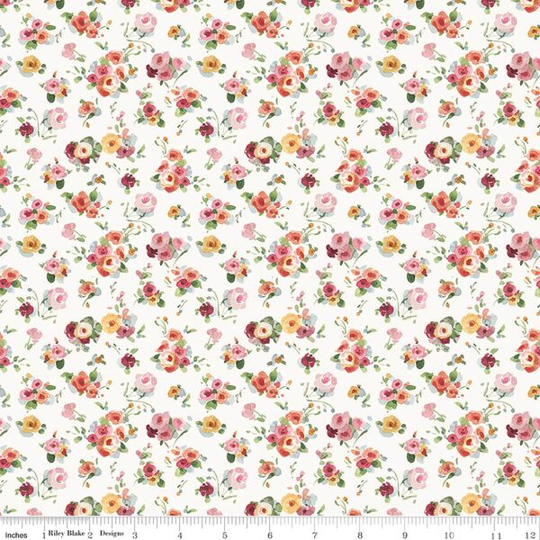 Flower Toss in Cream