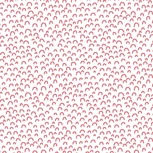 Doodle in Dahlia on White