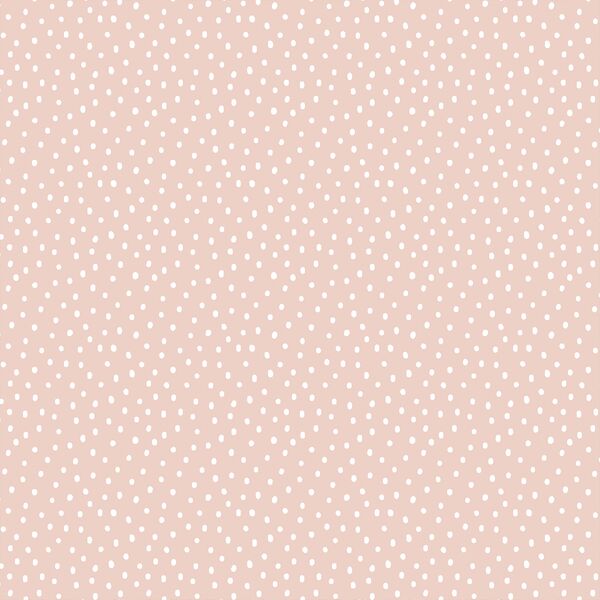 Snow Dots in Winter Blush