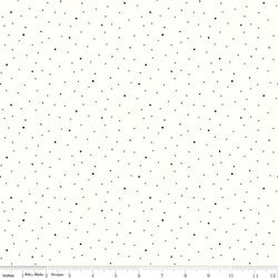 Dapple Dot in Black on White