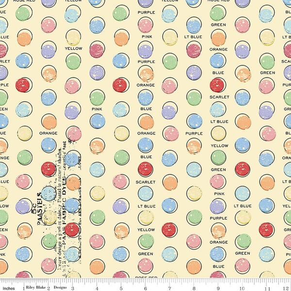 Egg Dye Dots in Yellow