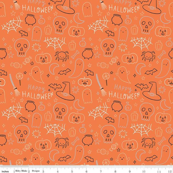 Halloween in Icons Orange