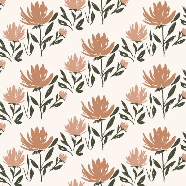 Rising Blooms in Ivory
