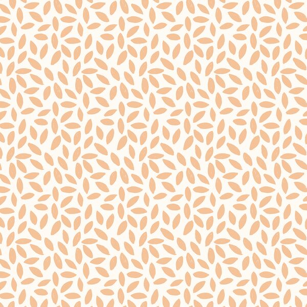 Petals Please in Soft Coral on Ivory