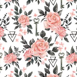 October Roses in White