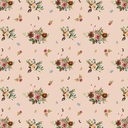 Small Fall Floral in Shell