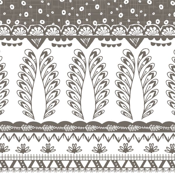 Cascading Border in Stone