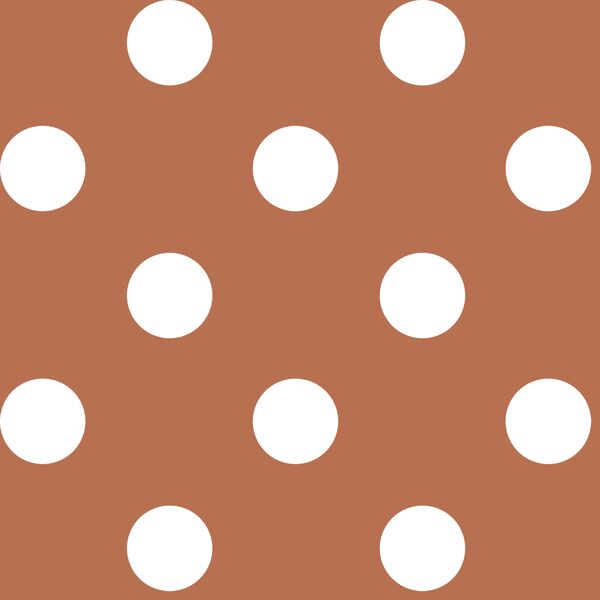 Jumbo Dot in Terracotta