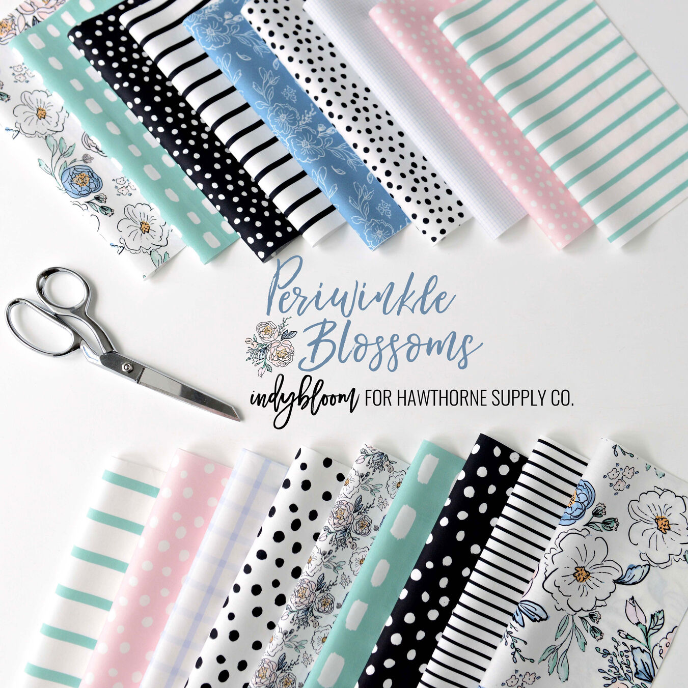 Periwinkle Blossoms Poster Image