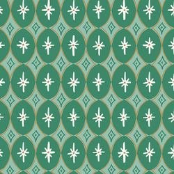 Sparkle Geo in Crisp Green