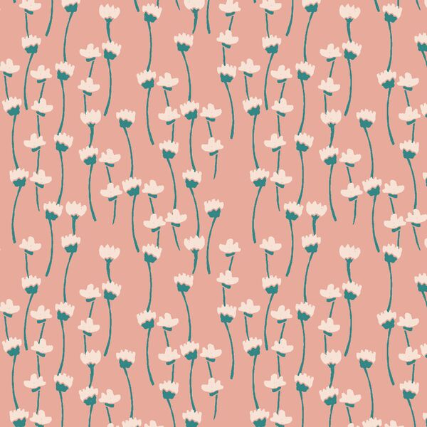 Lily Flowers in Warm Pink