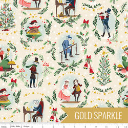 Keep Christmas Well in Ivory Sparkle