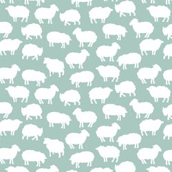 Sheep Silhouette in Aspen