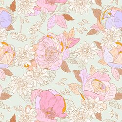 Dream Floral in Soft Sage
