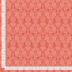 Damask Fatale Redux in Fire Coral