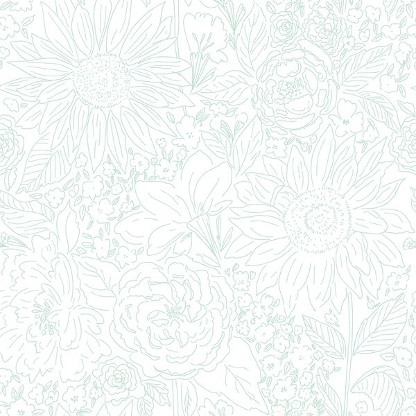 Paperie in Sweet Summer Mint on White