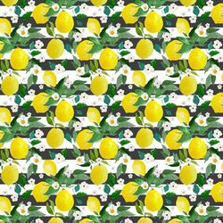 Small Lemons in Onyx Stripes