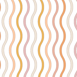Wavy Stripes in Flower Power