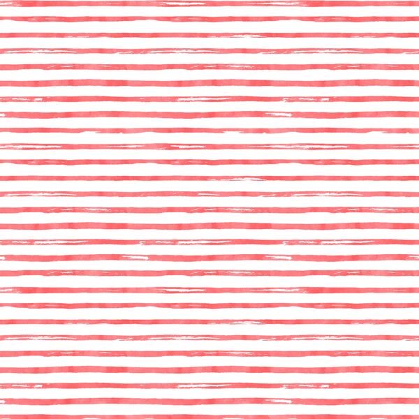 Small Watercolor Stripes in Peppermint