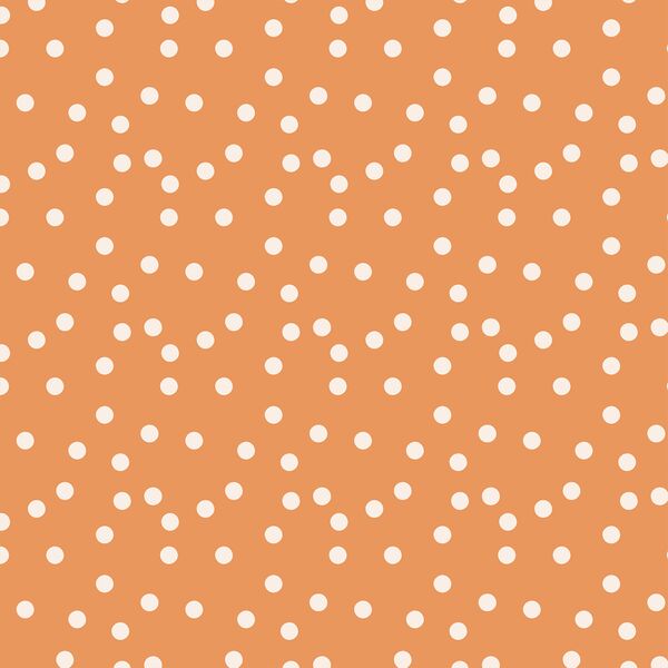 Boho Polka Dots in Warm Coral