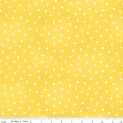 Baby Button Dot in Yellow