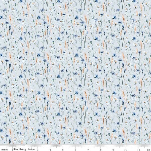 Wildflowers in Blue