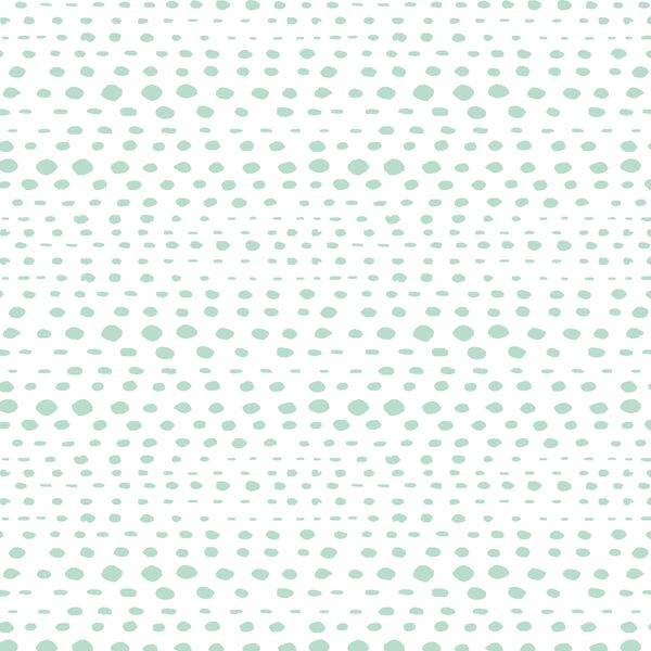 Little Skipping Stones in Mint on White