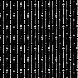 Skull Stripe in Black