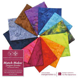 Lava Solids x Stenographer's Notebook Fat Quarter Bundle