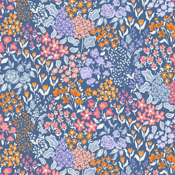 Blooming Meadow in Soft Midnight