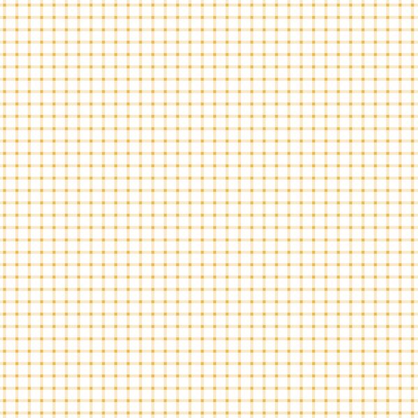 Little Summer Gingham Check in Golden Cream